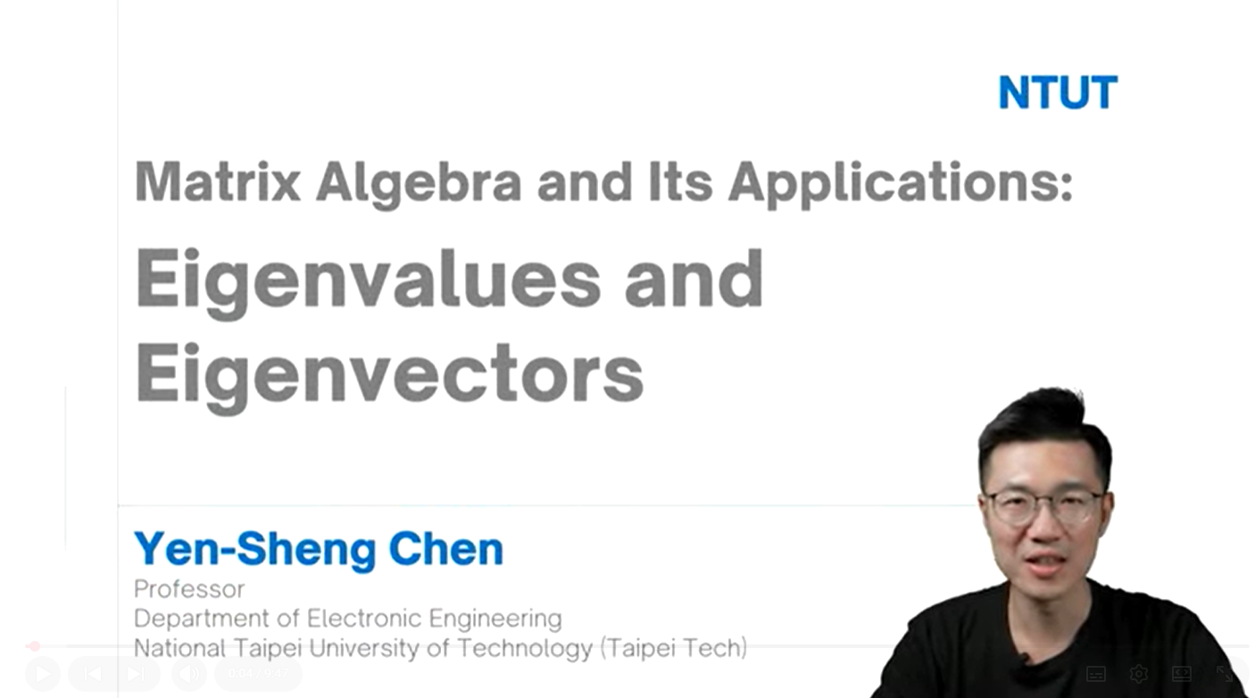 Eigenvalues And Eigenvectors