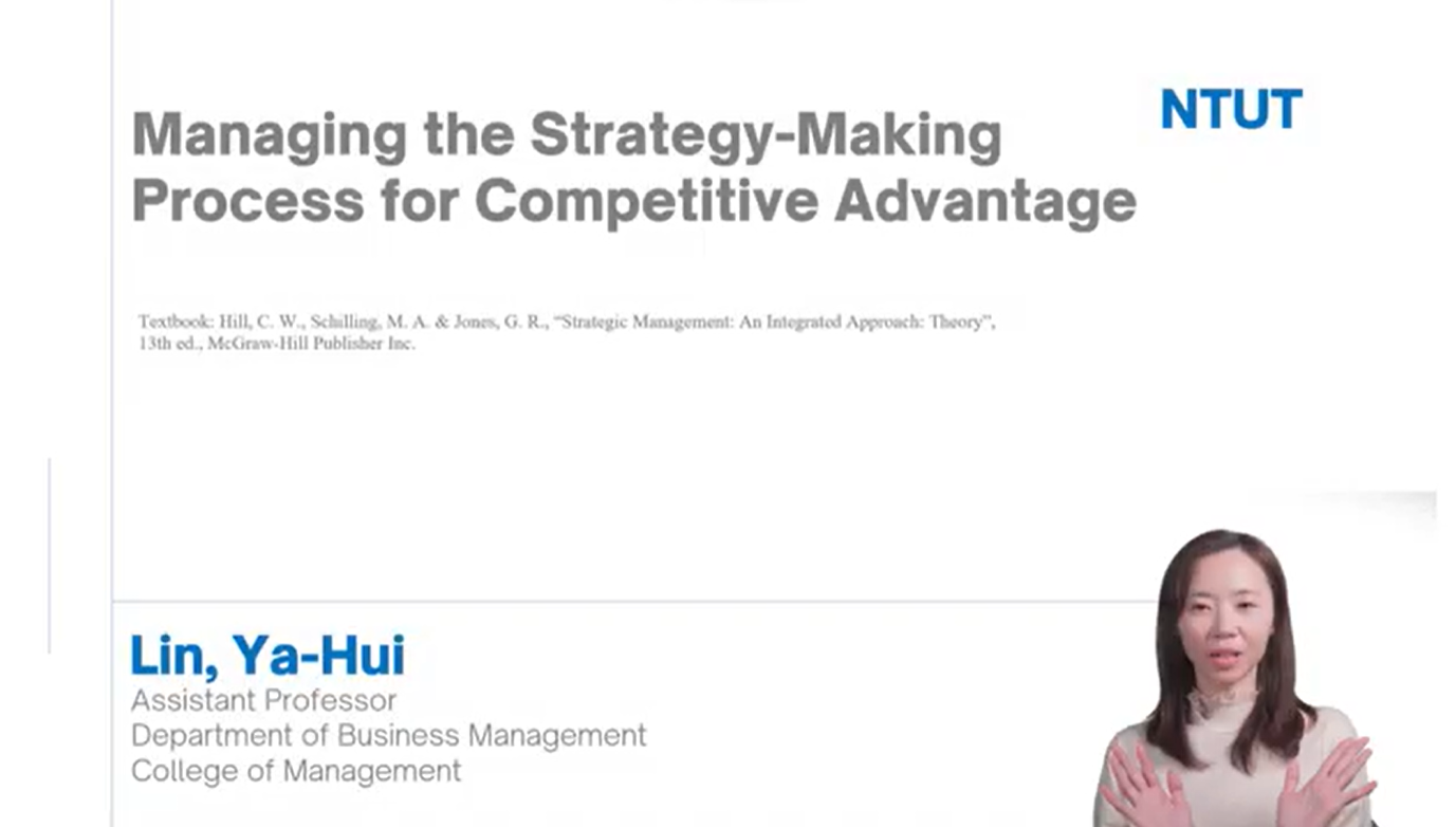 Managing the Strategy-Making Process